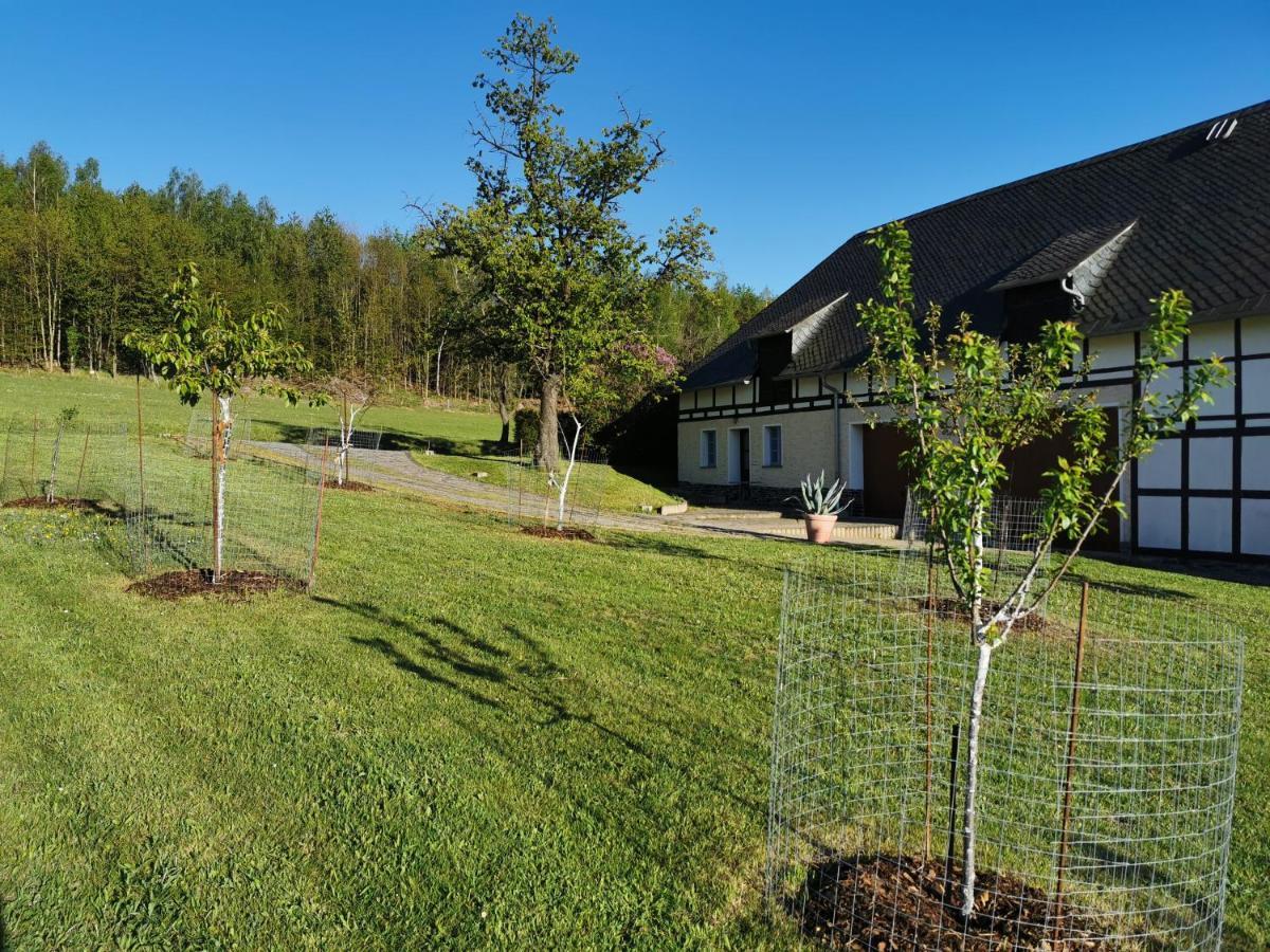 Ferienwohnung "Am Saalehaken" Gossitz 外观 照片